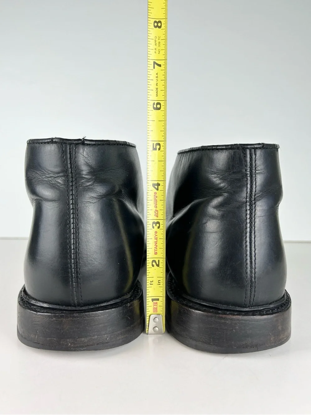 Frye Weston Lace Up Black Leather Chukka Vibram Soles Minimalist Ankle Boots